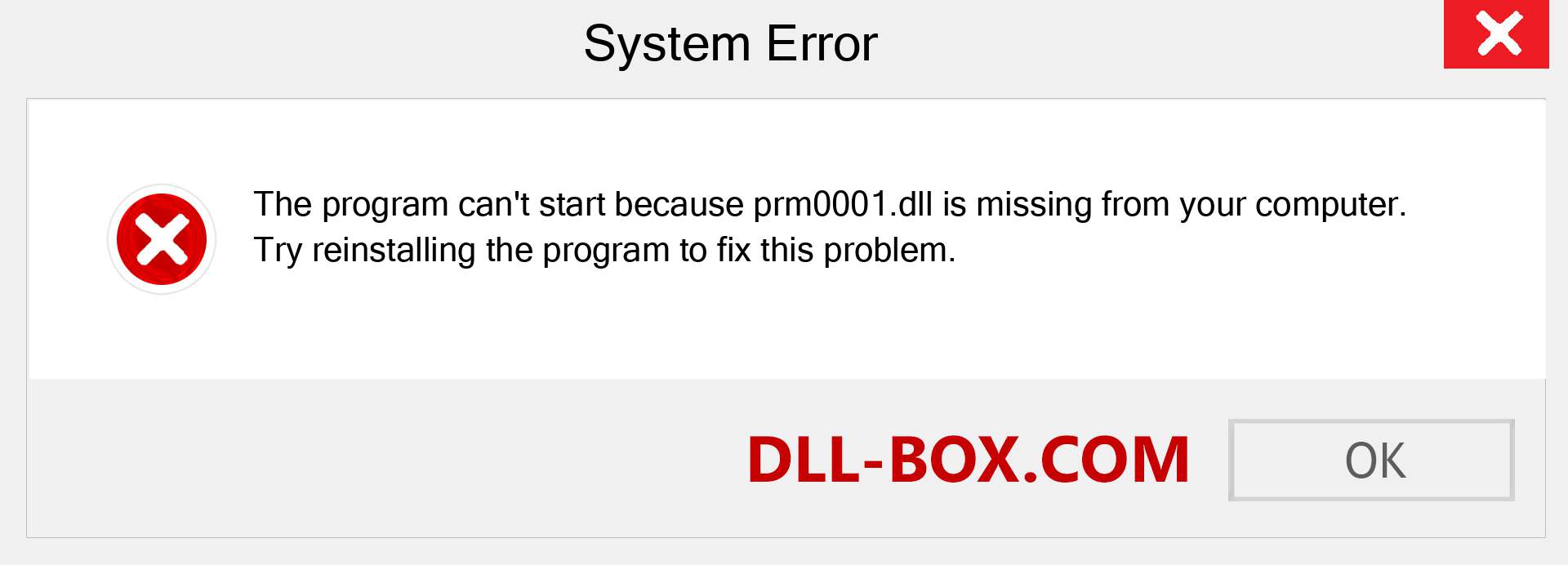  prm0001.dll file is missing?. Download for Windows 7, 8, 10 - Fix  prm0001 dll Missing Error on Windows, photos, images
